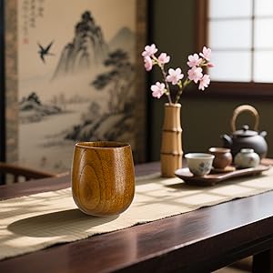 6 Pack Wooden Tea Cup 11 6 Pack Wooden Tea Cup 11